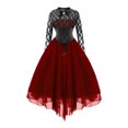 thumbnail image 1 of Ketyyh-chn99 Robe Formelle Femme Jupes Élégantes pour Femmes Vêtements Manches Longues Robe Longue Confortable Rouge,TG, 1 of 4
