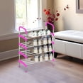 thumbnail image 4 of TopLLC Shoe Rack, Shoe Rack Organizer Shoe Rack-multi-layer- Economical Entrance Assembly-multifunctional Plastic-4-layer Storage-wrought Iron Dormitory Storage Rack shoe rack, 4 of 5