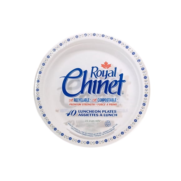 Royal Chinet Luncheon Plate