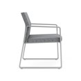thumbnail image 4 of Gansett Reception Waiting Room Healthcare Guest Chair / Silver Steel / Gray, 4 of 5