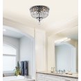 thumbnail image 2 of Elegant Lighting Tranquil 14" 4 Light Royal Crystal Flush Mount, 2 of 9