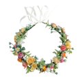 thumbnail image 1 of Fleur Tête Couronne Cheveux Guirlande Bande de Cheveux Réglable Bandeau de Fleur pour Fête de Mariage, 1 of 8