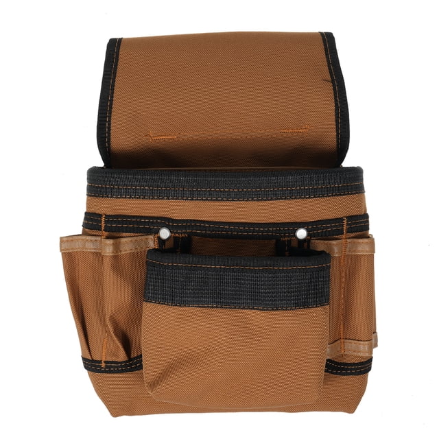 Graflsoa Sac Banane à Outils 1200D Oxford Robuste avec Multiples Poches, Ceinture Réglable et Sac à Crochets pour Rangement d'Outils Polyvalent (Modèle A)