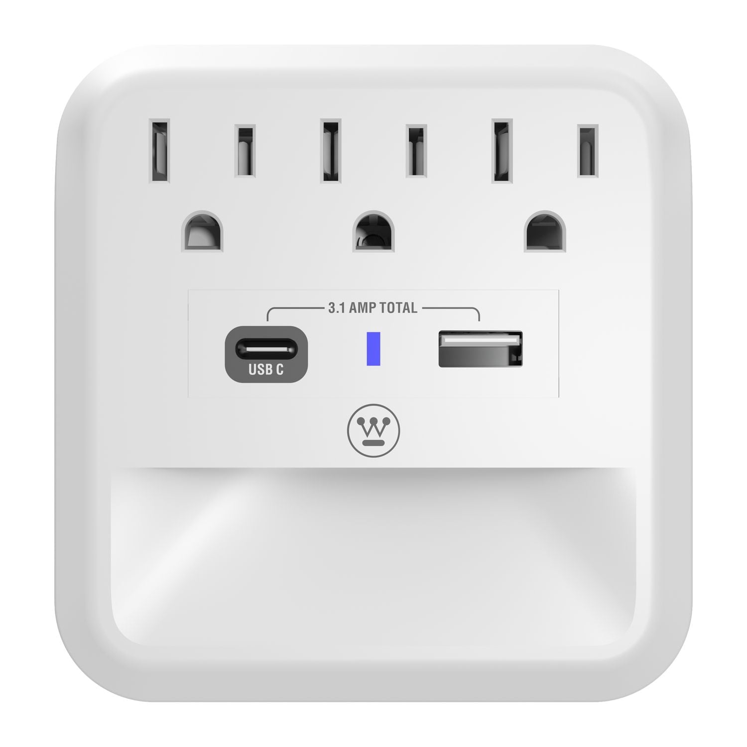 Westinghouse 900J 3- Outlet USB Surge Tap