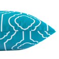 thumbnail image 3 of Outdoor Square Cushion 18in - Bright Blue Geo, 3 of 3