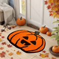 thumbnail image 4 of HHBEAUTY Halloween Bathroom Rug, Fall Pumpkin Bath Mat Water Absorbent Non-Slip Washable for Shower Tub Microfiber Washable Absorbent Carpet Autumn Halloween Thanksgiving Home Kitchen Decoration, 4 of 6