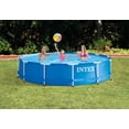 thumbnail image 3 of INTEX 12'x30" Metal Frame Above Ground Pool, Filter, Cover & Cleaning Kit, 3 of 12