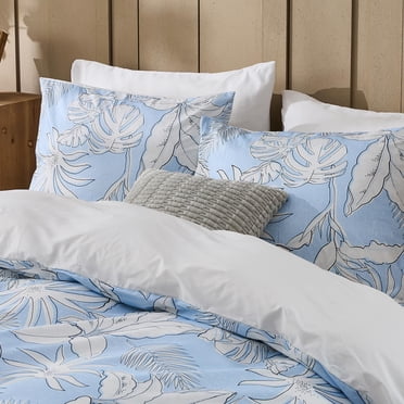 Gogreen Luxury Twin Duvet Cover Floral, Soft & Breathable 100% Cotton 3 Pieces Twin Bedding Sets, Pattern Twin Comfy Duvet Cover, with Zipper Closure