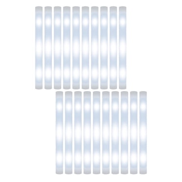 Elodie 20 Pcs Bâtons Lumineux en Mousse Bâtons Lumineux Cadeaux de Fête pour le Nouvel An Carnaval