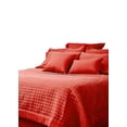 thumbnail image 1 of Gouchee Home Grid Quilted Duvet Cover Set – Double/Full Red, Soft Brushed Microfiber Bedding Set with Square Stitch Design, Lightweight All-Season Duvet Cover with Matching Pillow Shams, 1 of 2