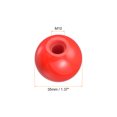 thumbnail image 2 of Unique Bargains Threaded Ball Knobs, 1.37Inch Dia M10 Female Thread Thermoset Round Ball Handles, Red 6 Pack, 2 of 5