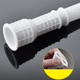 thumbnail image 3 of 1-5M White Drain Hose Pipe Inlet Extension Tube Drainpipe for Faucet Accessories, 3 of 8
