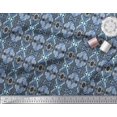 thumbnail image 3 of Soimoi Georgette Viscose Fabric Cartoon & Camouflage Decor Fabric Printed Yard 42 Inch Wide, 3 of 3