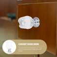 thumbnail image 2 of 6Pcs Crystal Rose Drawer Knobs Crystal Flower Dresser Knobs Cabinet Handles, 2 of 8