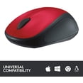 thumbnail image 2 of Logitech M235 Souris Sans Fil Rouge, 2 of 9