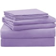 thumbnail image 4 of 300 Thread Count 100% Egyptian Cotton 4-Piece Bed Sheet Set (1 Flat, 1 Fitted Sheet, 2 Pillow Covers) 24 Inches Deep Pocket Solid Pattern, 4 of 6