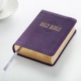 thumbnail image 2 of KJV Compact Grand Imprimé Lux-Cuir Violet, 2 of 2