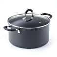 thumbnail image 1 of Cook N Home 6QT/24CM Anodized Nonstick Casserole, 6Quarts, Black, 1 of 4