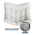 thumbnail image 3 of Outdoor Papasan Rocking Chair, Oversized Rocking Chair with Sturdy Metal Frame, Patio Rattan Egg Rocker for Balcony Backyard Porch Bedroom, 3 of 7