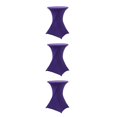 thumbnail image 2 of Wweixi Ensemble Polyvalent de Table Cocktail Élastique Convenant à Toute Occasion Polyester Écologique Violet 3Ensemble, 2 of 6