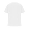 thumbnail image 4 of Birdeem Womens Summer Casual Round Neck Short Sleeve Flower Printing Loose Shirt Tops, 4 of 12