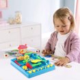 thumbnail image 4 of EGNMCR Children's Kid Water Adventure Puzzle Board Game Toy Exercise Hands And Feet Water park, 4 of 9