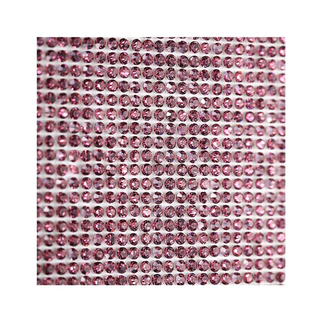 tredstone Crystal Rhinestone Ribbon Clothing Accessories Sticker Convenient Using Present Decoration Sheet with Shine Appearance Exquisite light purple 8double side tape