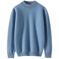 thumbnail image 4 of Posijego 4-18 Years Girls Boys Sweaters Crew Neck Solid Color Long Sleeve Knit Pullover Tops Fall Winter Clothes, 4 of 6