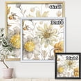 thumbnail image 3 of Designart Champs d'or Aquarelle Fleur V Art mural encadré, 3 of 3