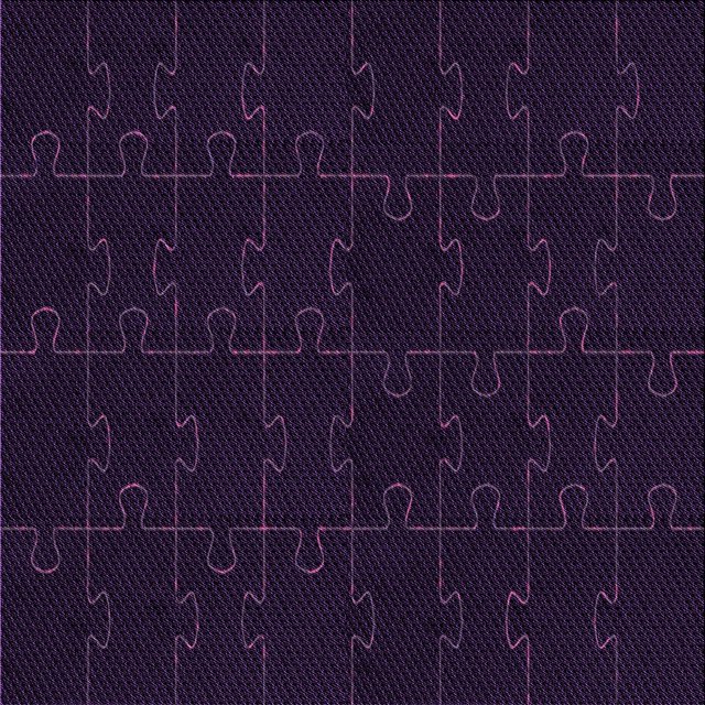 Ahgly Company Machine Washable Indoor Square Transitional Purple Iris Purple Area Rugs, 7' Square
