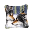thumbnail image 3 of Abbracc DIY Latch Hook Throw Pillow for Embroidery Carpet Wolf, 3 of 9