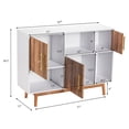 thumbnail image 3 of Gymax Buffet Bahut Armoire de Rangement avec Compartiments de Rangement Buffet Meuble Télé Café, 3 of 10