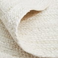 thumbnail image 2 of Handmade Braided White Jute Round Rugs Size 4 x 4 Feet Round ( 120 x 120 cm ), 2 of 4