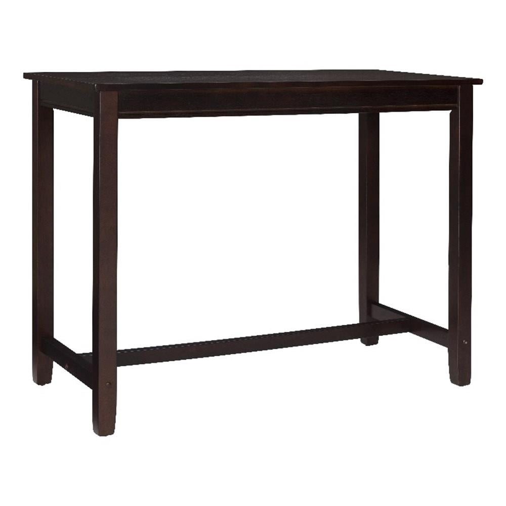 Linon Claridge Table de Pub en Bois de 36 Pouces Hauteur Comptoir, Noyer