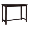 thumbnail image 1 of Linon Claridge 36" Wood Counter Height Pub Table in Walnut, 1 of 9