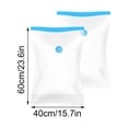 thumbnail image 2 of Space Bags Vacuum Storage Bags Jumbo 1Pc Vacuum Storage Space Saving Bag Compressed Travel Reusable Large-Saver Plastic Storage Bags with Zipper Space Bags Vacuum Storage Bags, 2 of 2