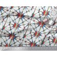 thumbnail image 3 of Soimoi polyester Crepe Fabric Floral Tie-Dye Print Fabric by the Yard 52 Inch Wide, 3 of 3