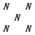 thumbnail image 3 of Maytalsory Metal House Number Plaque Durable And Rustproof Easy To Install Metal Letters House Numbers Iron Decoration Doorplate B17--N 5Set, 3 of 6