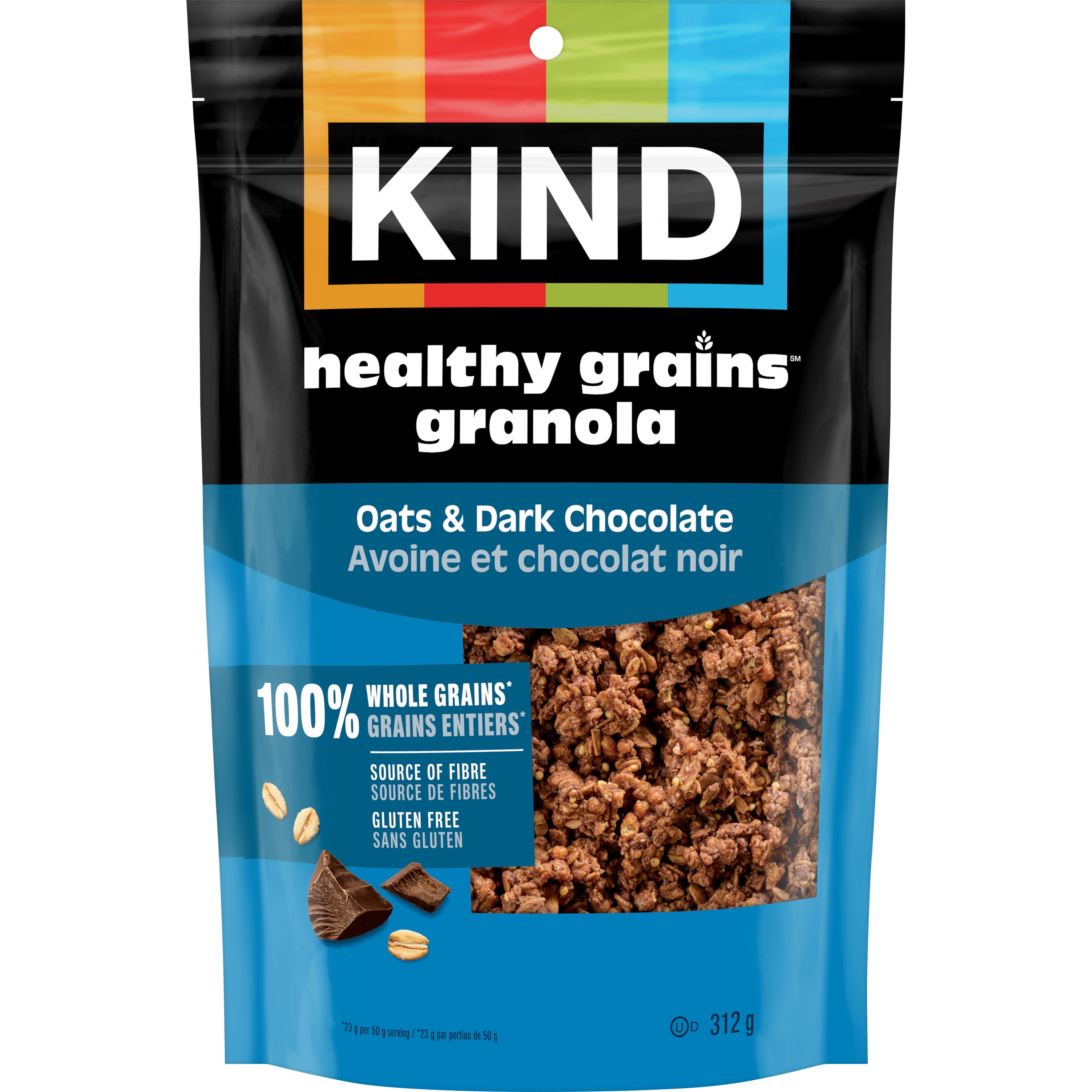 KIND Granola Avoine et chocolat noir, sac de 312 g