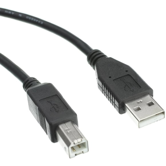 10 Foot Printer USB Cable, USB Type B Lead, USB 2.0 A Male to B Male Scanner Cord for Printers Like Canon, Epson, HP,