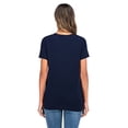 thumbnail image 3 of DPTALR Femmes Maternité Manches Courtes Col Rond T-shirt à Imprimé Lettres Hauts Grossesse Blouse, 3 of 5