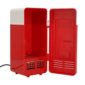 USB Réfrigérateur portable compact Mini Réfrigérateur à faible décibel semiconducteur Réfrigération Réfrigérant pour boissons, bière, lait, fruits, économie d'énergie