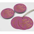 thumbnail image 4 of Inkdotpot Pack Of 100 Merry Christmas & Happy Holiday Favor Paper Tags Craft Real Gold Foil Hang Tags, 4 of 6