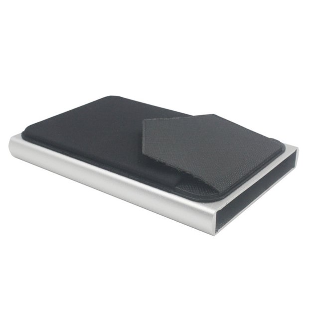 Boovnll Home Storage, Aluminum Automatic Card Push Box Belt Cover Anti-Theft Bank Card Rfid Card Box, Storage, Storage and Organization, Organization and Storage