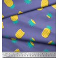thumbnail image 3 of Soimoi Silk Fabric Pine Fruits Print Fabric by Yard 42 Inch Wide, 3 of 3