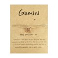 thumbnail image 1 of EGNMCR Twelve Constellation Anklet Alloy 12 Constellation Card Anklet a Anklet, 1 of 1
