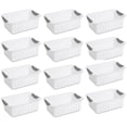 thumbnail image 1 of Sterilite Small Ultra Basket Durable Plastic Storage Organizer, (12 Pack), 1 of 8