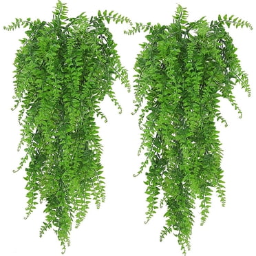 2 Pcs Artificial Plants Outdoor Artificial Potted Plants Fake Plants Green Realistic Faux Plants for Home Office House Desk Greenery Decoration