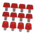 thumbnail image 1 of jinwen 12 Pieces Football Shoe Spikes M6 Rugby Studs for Indoor Competition Outdoor Red, 1 of 9