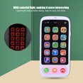 thumbnail image 4 of Baby Play Phone, Portable Educational Toy Phone Multifunctional Learn Counting With Music And Light For Birthday Gifts For English Instruction, 4 of 8